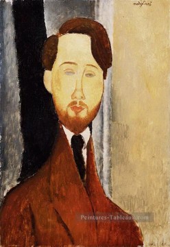 portrait Tableau Peinture - Portrait de Léopold Zborowski 1919 Amedeo Modigliani